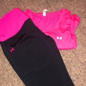 pink under armor set